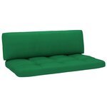 Vidaxl salon de jardin palette 6 pièces et coussins pin imprégné de blanc