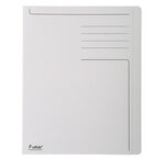 Pack 100 Chemises à bord décalé Forever® 280g Imprimée - 24x32cm - GrisEXACOMPTA