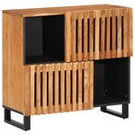 vidaXL Buffet 80x34x75 cm bois d'acacia massif