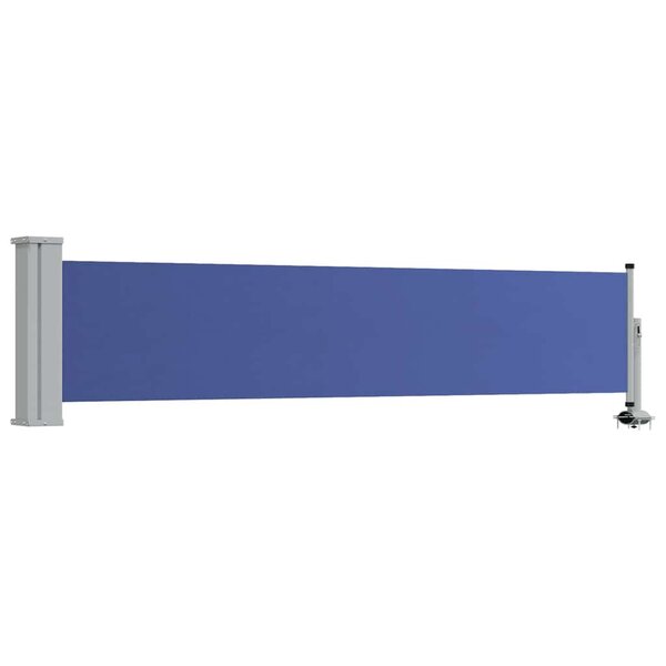 vidaXL Auvent latéral rétractable de patio 60x300 cm Bleu