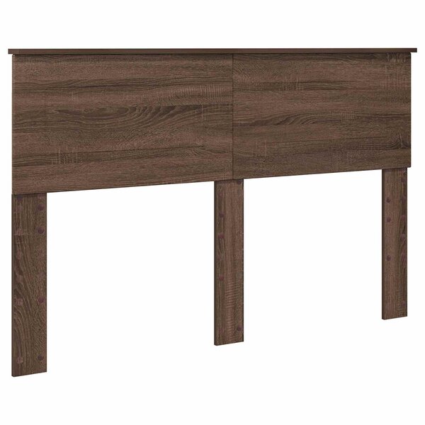 vidaXL Tête de lit Chêne brun 140 cm Bois d'ingénierie