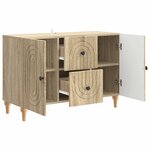 vidaXL Meuble TV Chêne Sonoma 89 x 34 5 x 60 cm Bois d'ingénierie