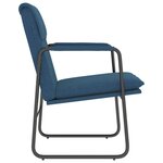 vidaXL Chaise longue Bleu 55x64x80 cm Tissu