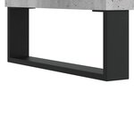 vidaXL Table basse Gris béton 60x44 5x45 cm Bois d'ingénierie