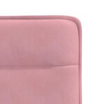 vidaXL Chaises à manger lot de 2 Rose Velours