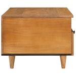 vidaXL Table basse avec tiroir Marron clair 80 x 54 x 40 cm