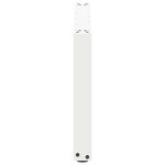 vidaXL Pieds de table basse en U  2 pièces  blanc  70 x (42-43) cm  acier