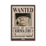 ONE PIECE - Aimant Standard - Wanted Zoro