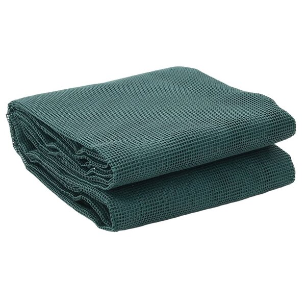 vidaXL Tapis de sol de camping vert 4x3 m
