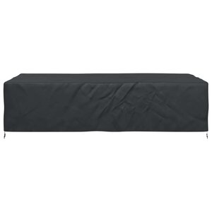 vidaXL Housse pour mobilier d'extérieur Noir 305 x 190 x 85 cm 600D