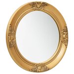 vidaXL Miroir mural style baroque 50 cm Doré