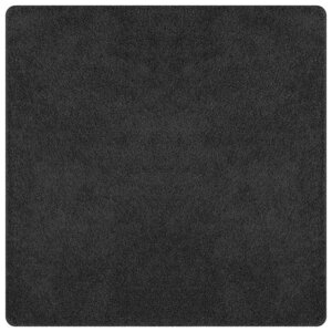 vidaXL Tapis Shaggy Anti-dérapant Gris foncé 200 x 200 cm PP