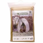 Nature Couverture d'hiver avec fermeture éclair 70 g/m² Beige 2x2 5 m