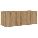 vidaXL Meubles TV muraux 6 Pièces chêne artisanal bois d'ingénierie