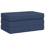 vidaXL Canapé-lit pliable 80 x 67 x 45 cm Bleu