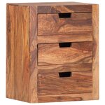 vidaXL Table de chevet 40x30x50 cm Bois massif