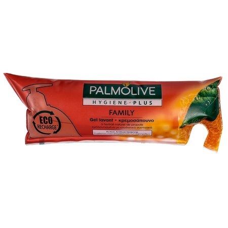 Palmolive Recharge Berlingot Hygiène Plus Family Gel Lavant a l’Extrait Naturel de Propolis 250ml (lot de 10)