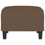 vidaXL Repose-pied Marron 70x55x41 cm Tissu