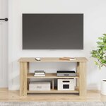 vidaXL Support de télévision Chêne Sonoma 100 x 40 x 50 cm