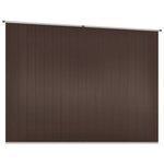 vidaXL Abri de jardin Marrron 195x198x159 cm Acier galvanisé