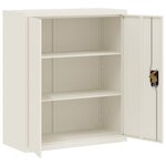 vidaXL Classeur blanc 90x40x105 cm acier