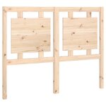vidaXL Tête de lit 125 5x4x100 cm Bois massif de pin