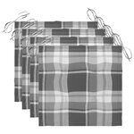 vidaXL Mobilier à dîner d'extérieur pliable 5 Pièces avec coussins bambou