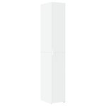 vidaXL Armoire de rangement mince blanc 30x42 5x225 cm