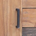 vidaXL Armoire latérale 110x30x75 cm Teck solide