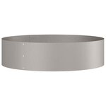 vidaXL Pots de jardin 5 Pièces Marron 80 x 80 x 20 cm Acier cuivré