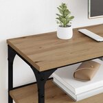 vidaXL Meuble TV Chêne artisanal 200 x 30 x 50 cm