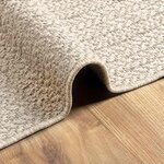 vidaXL Tapis ZIZUR crème 80x150 cm aspect de jute intérieur extérieur