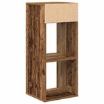 vidaXL Bibliothèque vieux bois 34x31x80 cm bois d'ingénierie