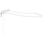 vidaXL Cadre de auvent Blanc 3 x 2 m