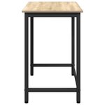 vidaXL table Chêne Sonoma 80 x 50 x 76 5 cm Bois d'ingénierie et acier