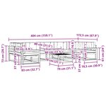 vidaXL Ensemble de canapés d'extérieur 6 pc Blanc et Beige