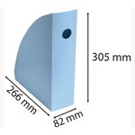 Porte-revues MAG-CUBE Bee Blue  A4+  bleu clair x 6 EXACOMPTA