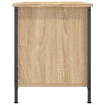 vidaXL Meuble TV Chêne sonoma 80x40x50 cm Bois d'ingénierie