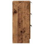 vidaXL Buffet vieux bois 30x30x70 cm bois d'ingénierie