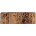 vidaXL Ensemble de meuble TV mural 7 Pièces vieux bois bois d'ingénierie