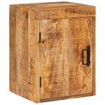 vidaXL Table de chevet Marron 35 x 33 x 48 cm Bois de mangue massif
