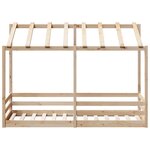 vidaXL Lit pour enfants sans matelas 75x190 cm bois pin massif