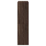 vidaXL Buffet haut avec portes chêne marron bois d'ingénierie
