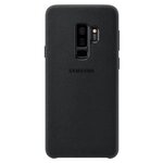 Samsung coque en alcantara s9+ noir