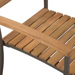 vidaXL Ensemble à manger d'extérieur 7Pièces Bois acacia massif et acier