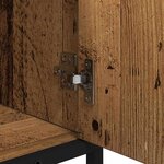 vidaXL Meuble de Lavabo de Salle de Bain Bois ancien 90 x 33 x 60 cm