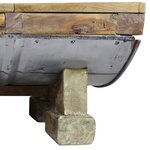 vidaXL Table basse Bois de récupération massif 90 x 50 x 35 cm