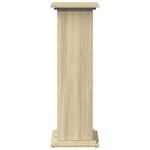 vidaXL Piédestal avec rangement chêne sonoma bois d'ingénierie