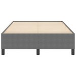 vidaXL Lit à ressorts Gris clair 120 x 190 cm Velours