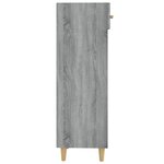 vidaXL Meuble à chaussures Sonoma gris 30x35x105 cm Bois d'ingénierie